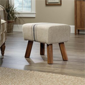 Sauder New Grange Accent Stool in Beig..