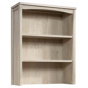 sauder costa 3 shelf file cabinet bookcase in chalked chestnut
