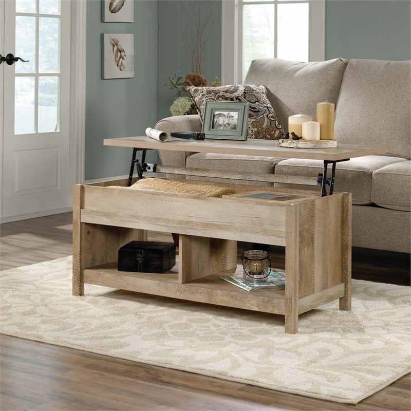 Oak lift deals coffee table