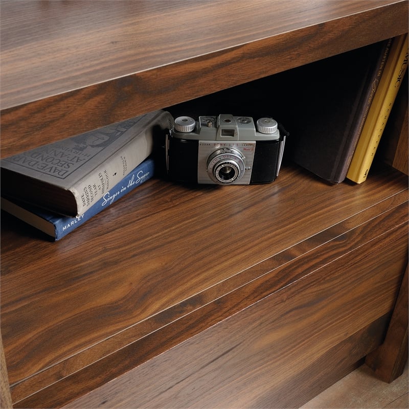 Sauder Harvey Park Engineered Wood Nightstand in Grand Walnut