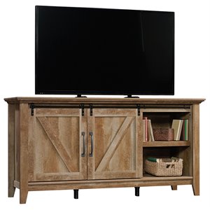 Sauder Dakota Pass Engineered Wood TV Stand in Craftsman Oak