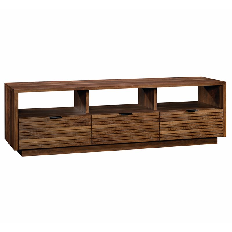 Sauder Harvey Park Engineered Wood TV Stand in Grand Walnut