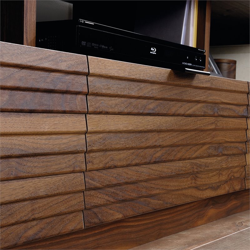 Sauder Harvey Park Engineered Wood TV Stand in Grand Walnut