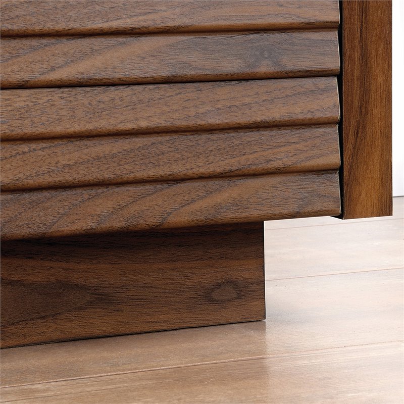 Sauder Harvey Park Engineered Wood TV Stand in Grand Walnut