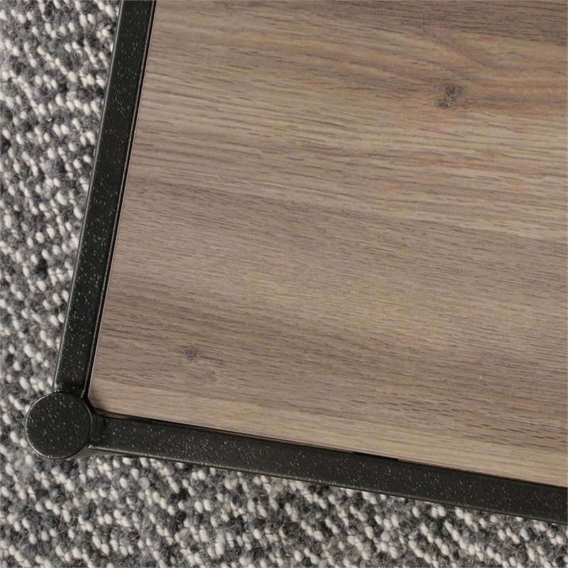 Sauder Barrister Lane 2 Drawer Storage Coffee Table In Salt Oak
