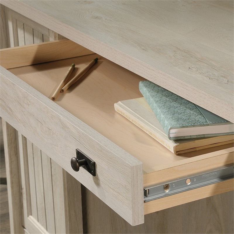 Sauder Costa Engineered Wood 3-Drawers Computer Desk in Chalked Chestnut
