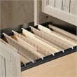 Sauder Costa Engineered Wood 3-Drawers Computer Desk in Chalked Chestnut