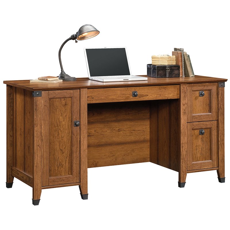 sauder carson forge l shaped desk