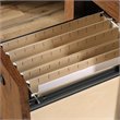 Sauder Carson Forge Engineered Wood Computer Desk in Washington Cherry
