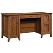 Sauder Carson Forge Engineered Wood Computer Desk in Washington Cherry