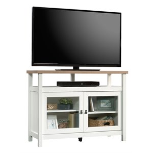 sauder cottage road engineered wood stand for tvs up to 42