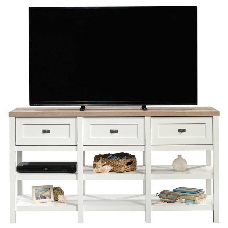 Sauder Cottage Road 59 Tv Stand In Soft White