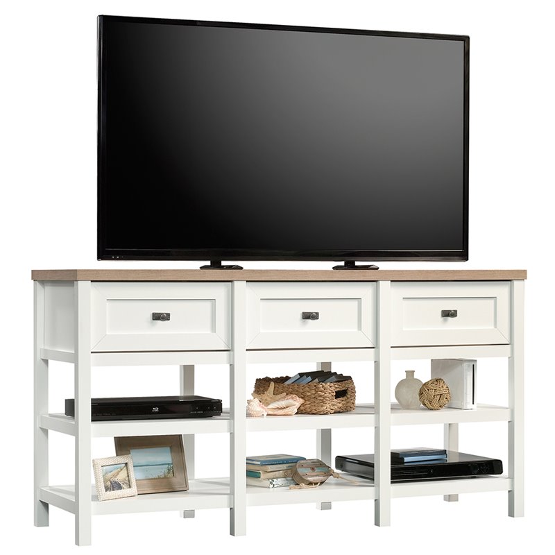 Sauder Cottage Road 59 Tv Stand In Soft White