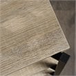 Sauder North Avenue Metal and Engineered Wood 4-Shelf Bookcase in Charter Oak