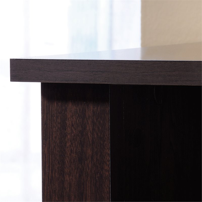 Sauder Shoal Creek Computer Desk In Jamocha Wood