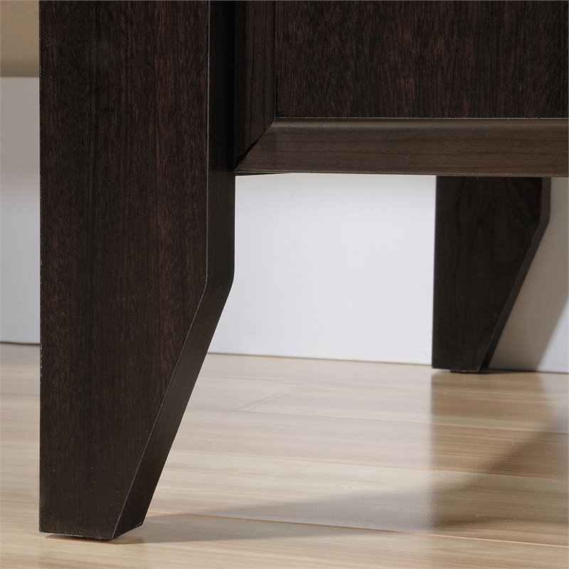Sauder Shoal Creek Computer Desk In Jamocha Wood