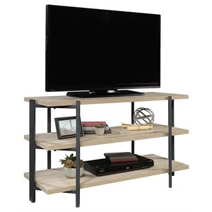 Sauder North Avenue 3-Shelf Wood/Metal TV Stand for TVs up to 42