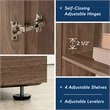 Sauder Homeplus Engineered Wood Storage Cabinet in Salt Oak Finish