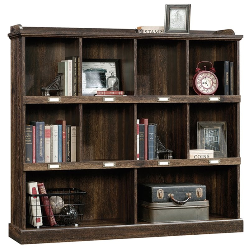 Sauder 414726 Oak Cubbyhole 3 Shelf Bookcase Brown for sale online 