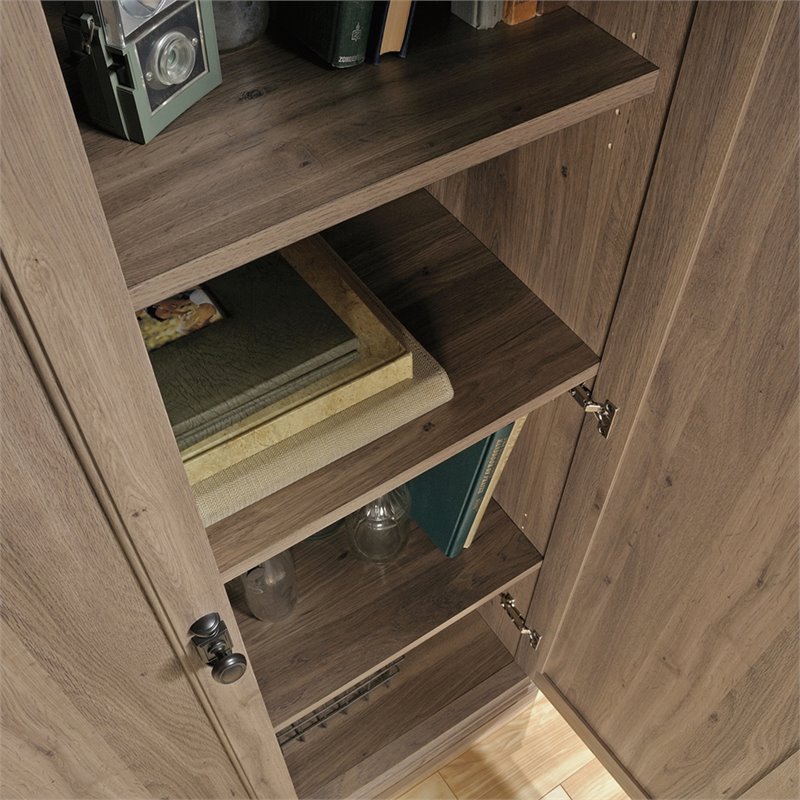 Sauder Barrister Lane Storage Cabinet in Salt Oak - 422789