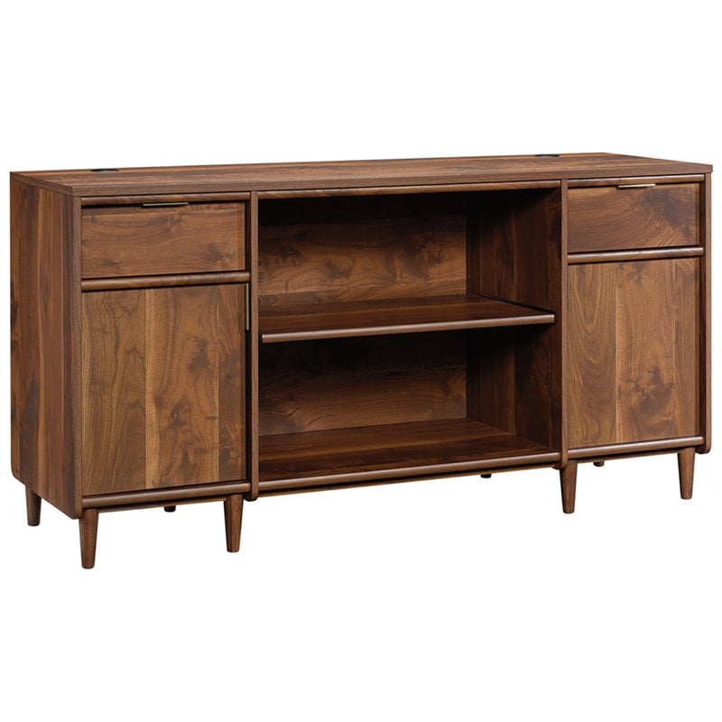 Sauder Clifford Place Storage Cabinet with File in Grand Walnut 