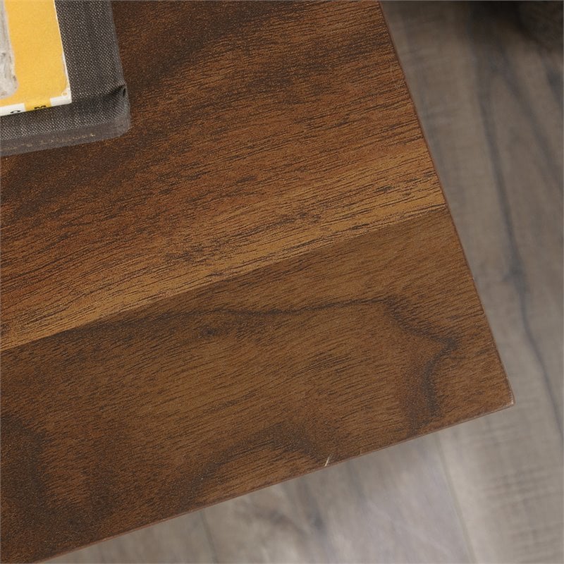 Sauder Clifford Place Engineered Wood Storage Cabinet in Grand Walnut