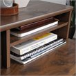 Sauder Clifford Place Engineered Wood Organizer Hutch in Grand Walnut