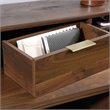 Sauder Clifford Place Engineered Wood Organizer Hutch in Grand Walnut