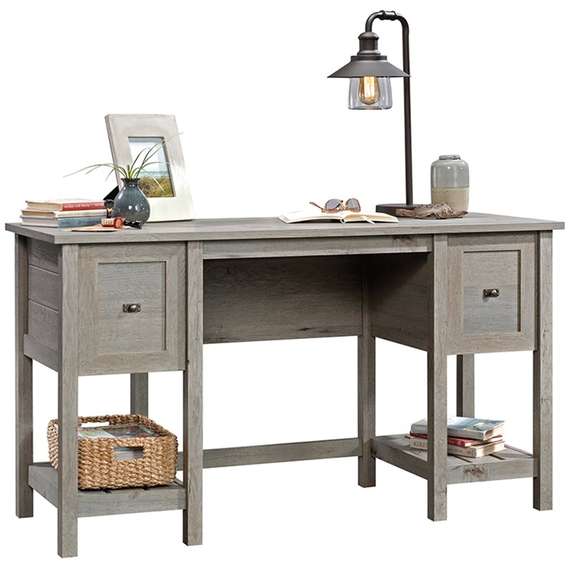 Cottage Road L-Shaped Desk Mystic Oak - Sauder