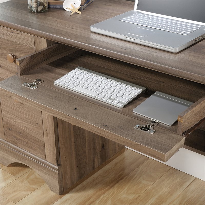 Sauder Harbor View Computer Desk In Salt Oak 423005