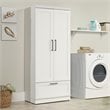 Sauder HomePlus Engineered Wood Bedroom Wardrobe Armoire in Soft White