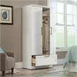 Sauder HomePlus Engineered Wood Bedroom Wardrobe Armoire in Soft White
