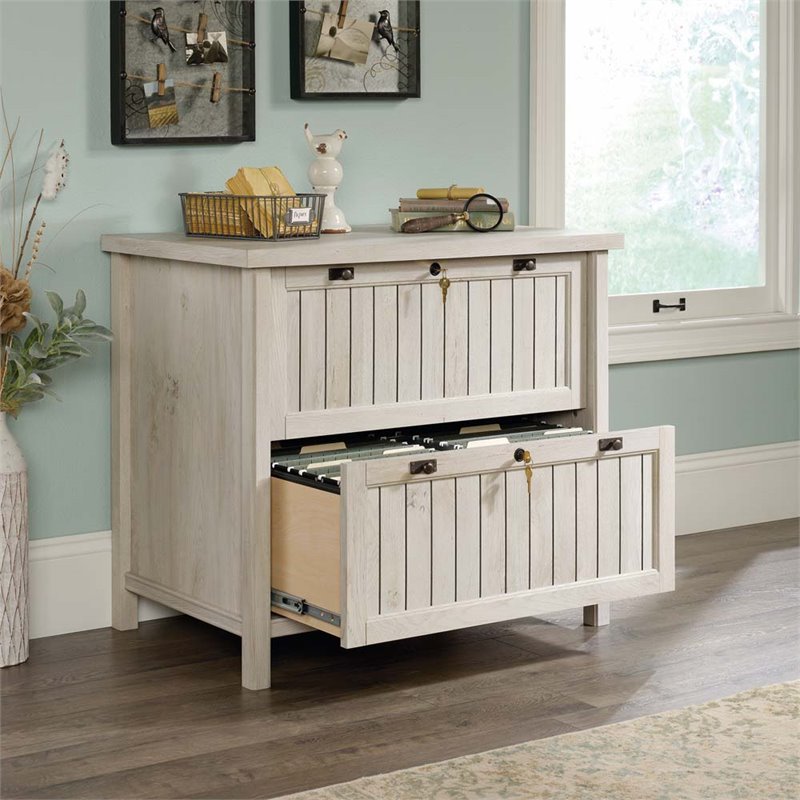 (Set of 2) Lateral File in Chalked Chestnut