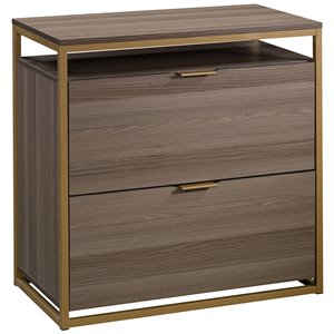 sauder international lux 2 drawer wooden lateral file cabinet