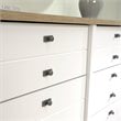 Sauder Cottage Road Engineered Wood 6 Drawer Dresser in Soft White Finish