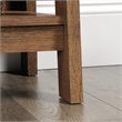 Sauder Trestle Engineered Wood 5 Shelf Bookcase in Vintage Oak