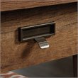 Sauder Trestle Executive Desk in Vintage Oak