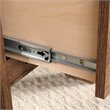 Sauder Trestle Executive Desk in Vintage Oak
