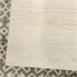 Sauder Trestle Engineered Wood Executive Desk in Chalked Chestnut