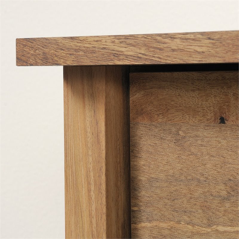 Sauder Cannery Bridge Engineered Wood 4-Drawer Chest in Sindoori Mango/Natural