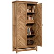 Sauder Cannery Bridge Engineered Wood Storage Cabinet in Sindoori Mango/Natural