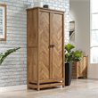 Sauder Cannery Bridge Engineered Wood Storage Cabinet in Sindoori Mango/Natural