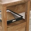 Sauder Cannery Bridge Engineered Wood L-Shaped Desk in Sindoori Mango/Natural