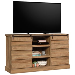 sauder cannery bridge engineered wood stand for tvs up to 60