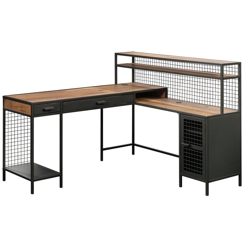 l shaped metal computer desk