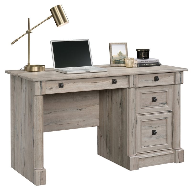 Sauder palladia executive desk deals split oak