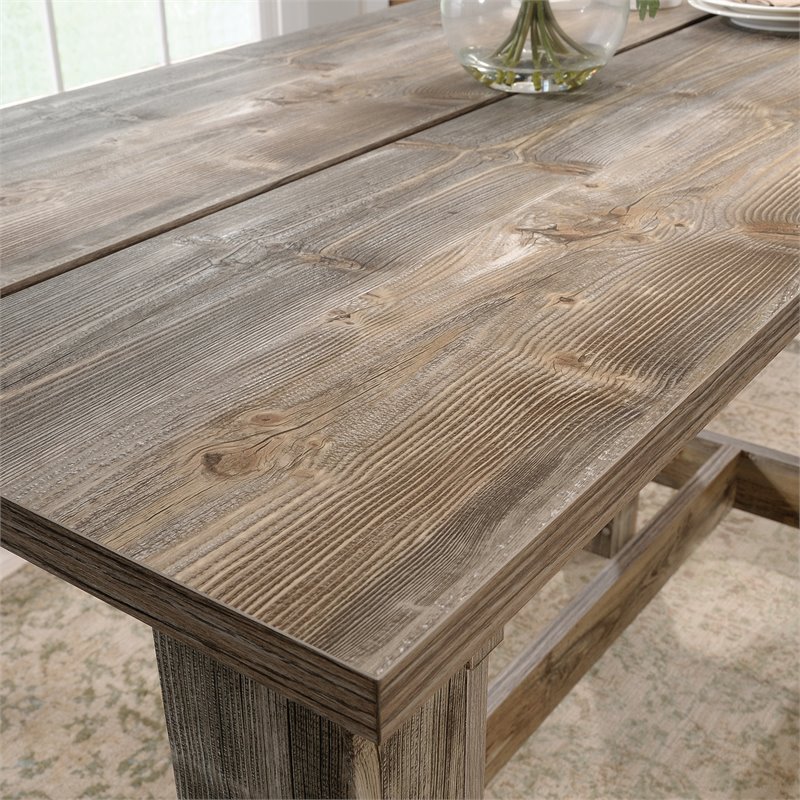 Boone Mountain Engineered Wood Counter, Rustic Counter Height Kitchen Table