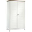 Sauder Cottage Road Engineered Wood Storage Cabinet in Soft white
