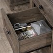Sauder Hammond Engineered Wood Executive Desk in Emery Oak Finish