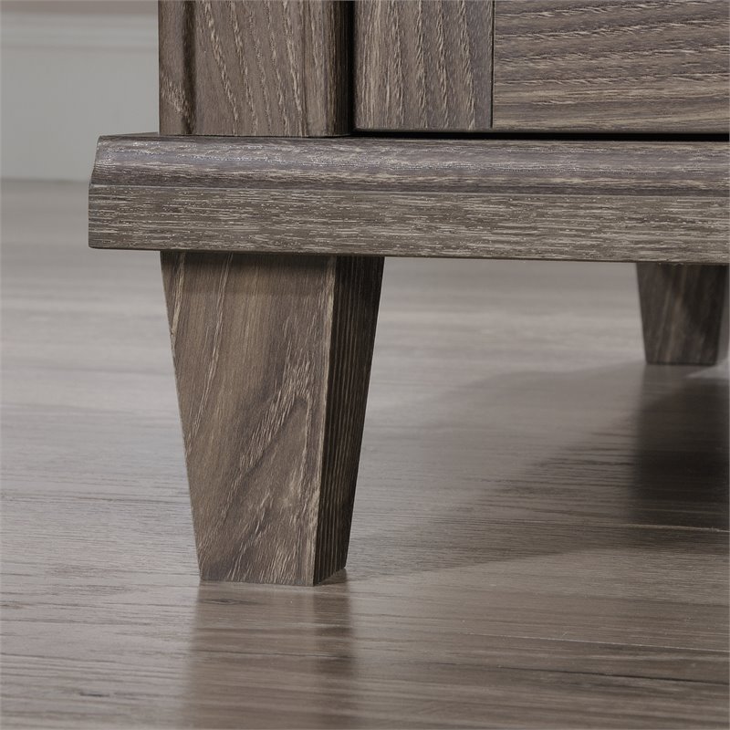 Sauder Hammond Engineered Wood Executive Desk in Emery Oak Finish